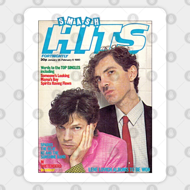 Smash Hits / Sparks 80s Magazine Cover - Smash Hits - Magnet